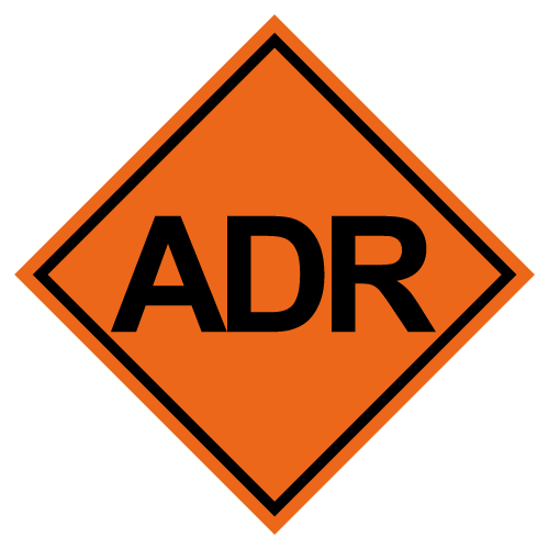 Logo ADR orange et noir